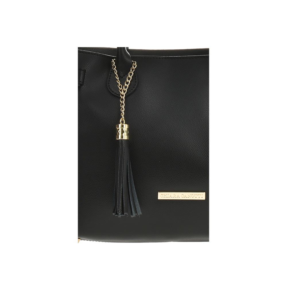 Geanta dama din piele naturala Chiara Canotti CC0276, Negru, #4, Bagsy