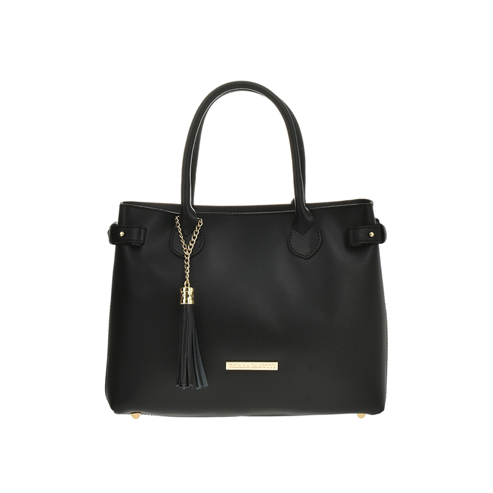 Geanta dama din piele naturala Chiara Canotti CC0276, Negru, #1, Bagsy