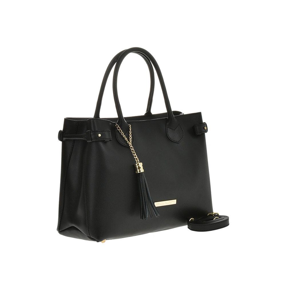 Geanta dama din piele naturala Chiara Canotti CC0276, Negru, #2, Bagsy