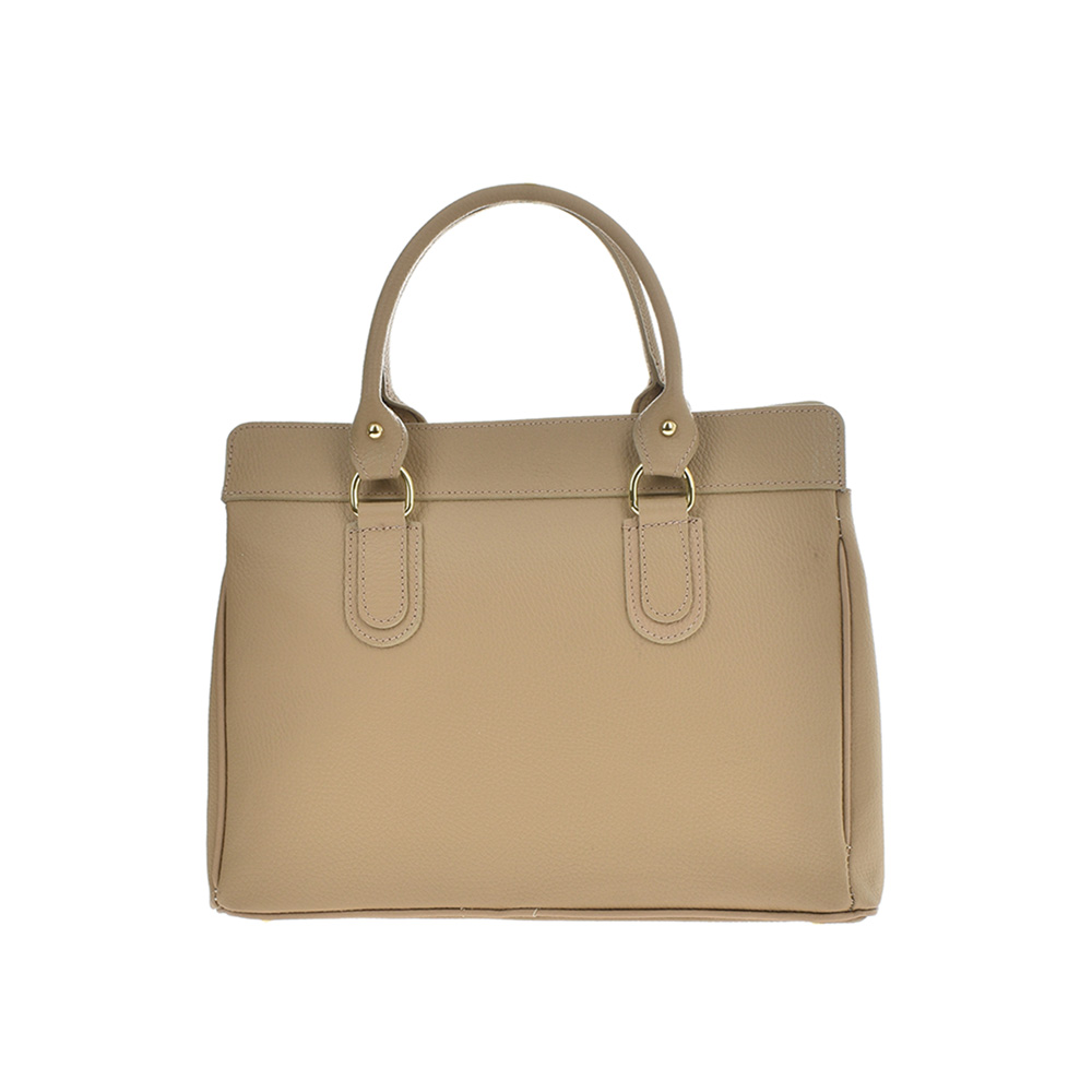 Geanta de mana din piele naturala Chiara Canotti CC0279, Grej, #3, Bagsy