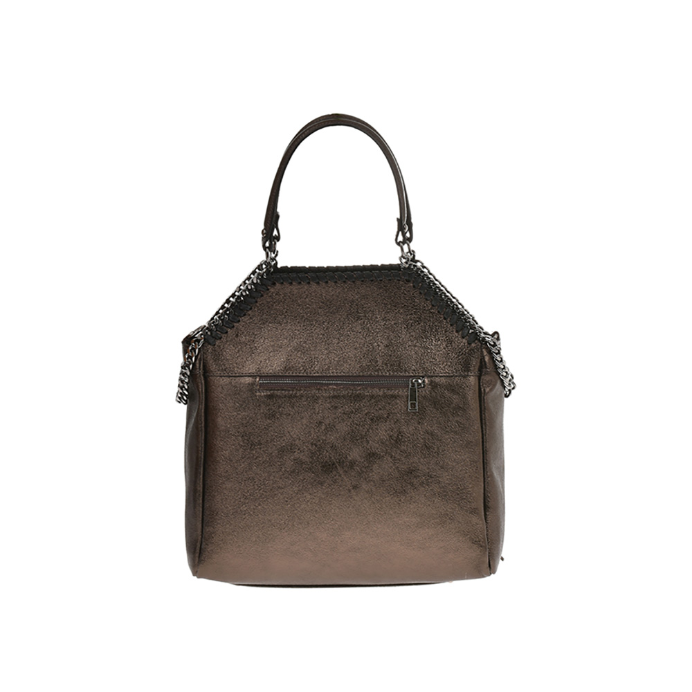 Geanta de mana din piele naturala Chiara Canotti CC0342, Maro, #3, Bagsy