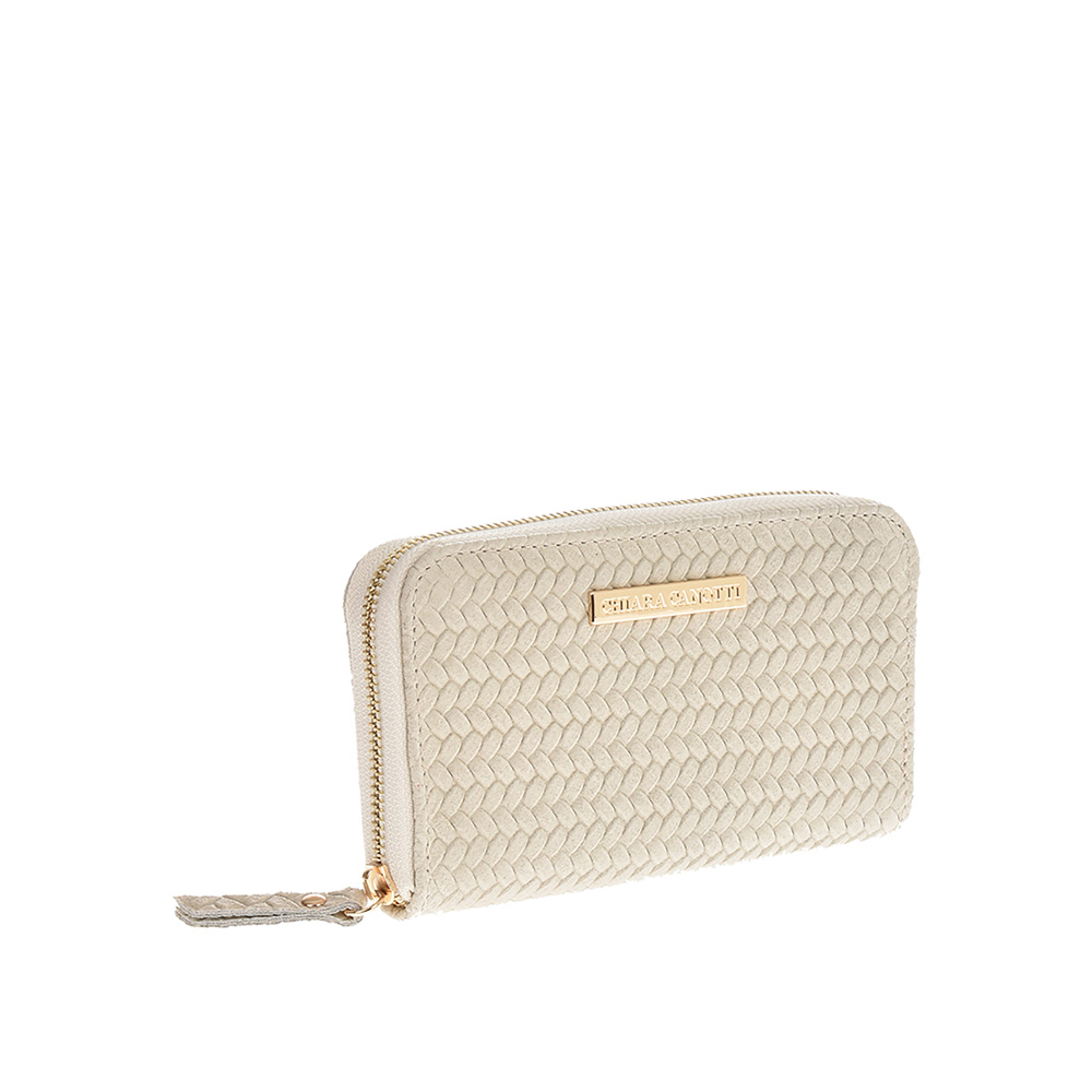 Portofel dama din piele naturala Chiara Canotti CC0346,  Bej, #2, Bagsy