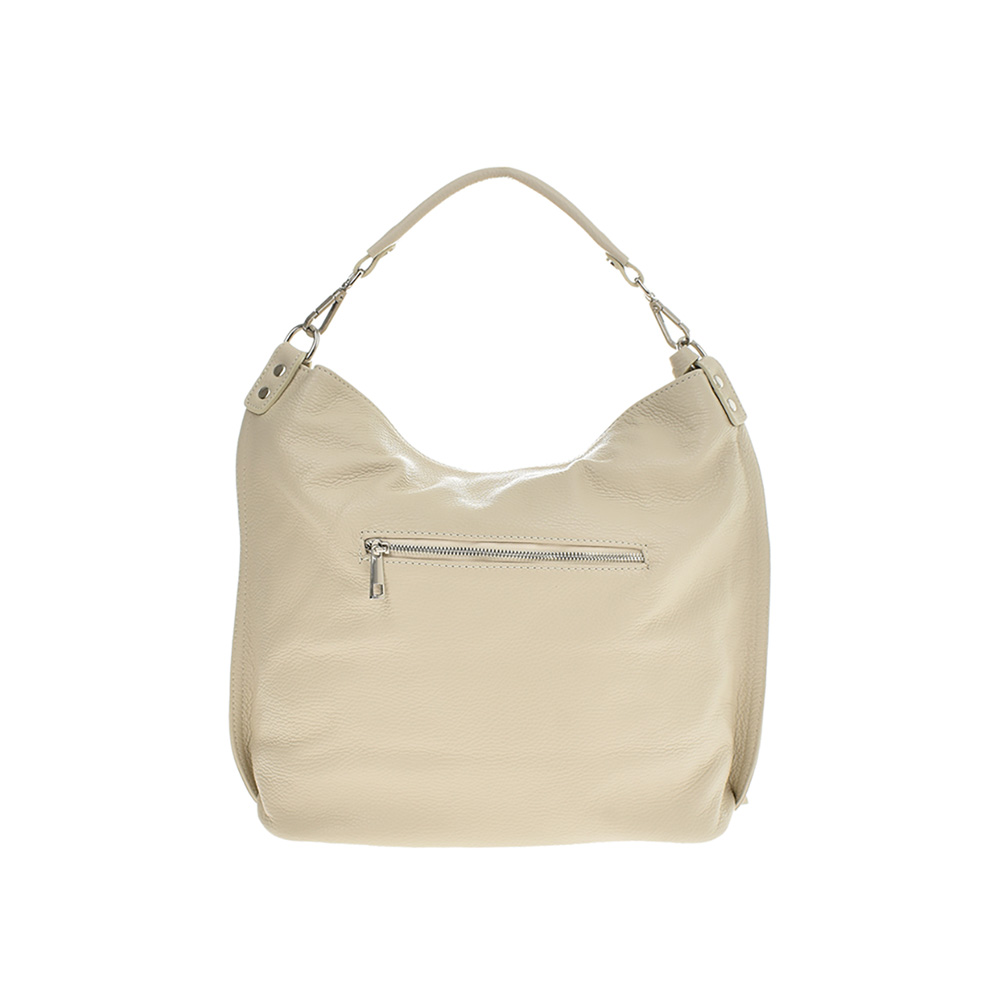 Geanta de mana din piele naturala Chiara Canotti CC0371, Bej, #4, Bagsy