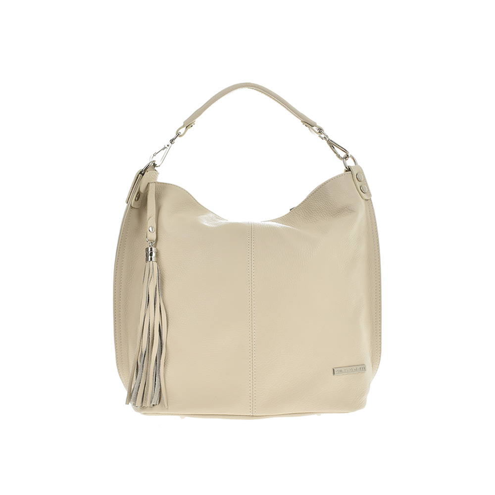 Geanta de mana din piele naturala Chiara Canotti CC0371, Bej, #1, Bagsy