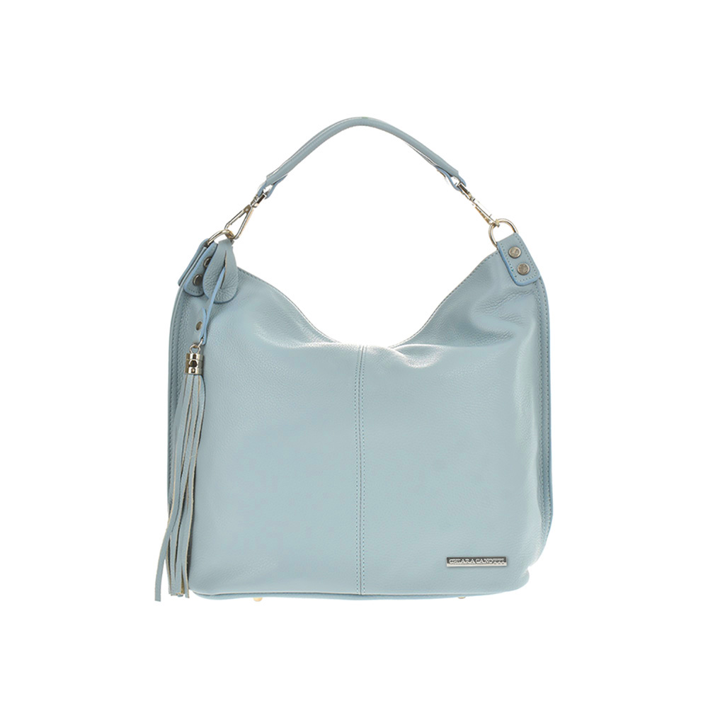 Geanta de mana din piele naturala Chiara Canotti CC0371, Bleu, #1, Bagsy
