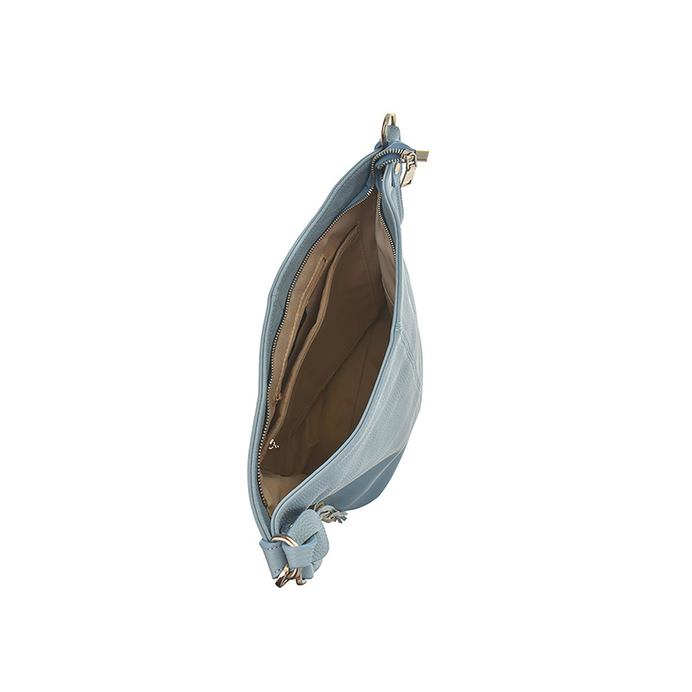 Geanta de mana din piele naturala Chiara Canotti CC0371, Bleu, #5, Bagsy