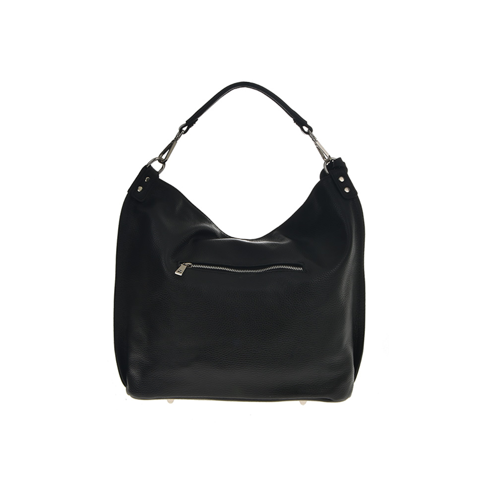 Geanta de mana din piele naturala Chiara Canotti CC0371, Negru, #3, Bagsy