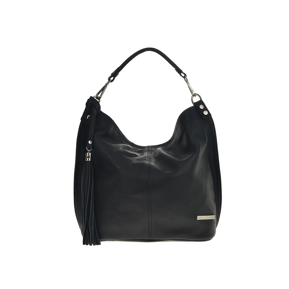 Geanta de mana din piele naturala Chiara Canotti CC0371, Negru, #1, Bagsy