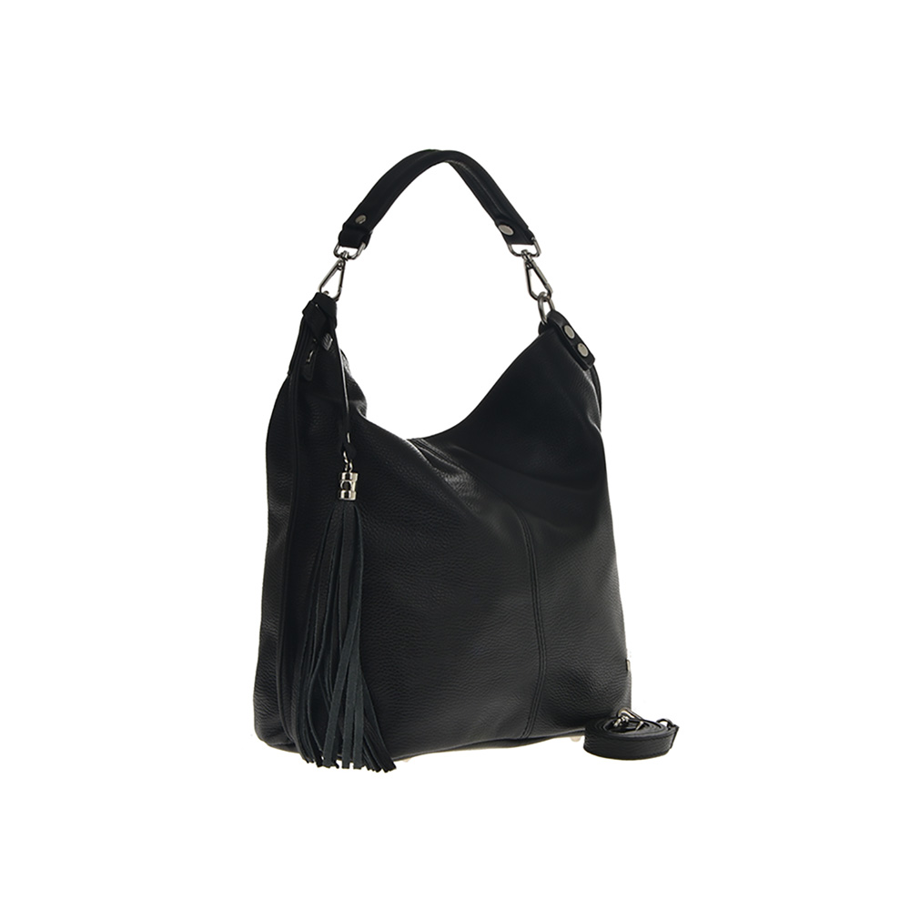 Geanta de mana din piele naturala Chiara Canotti CC0371, Negru, #2, Bagsy