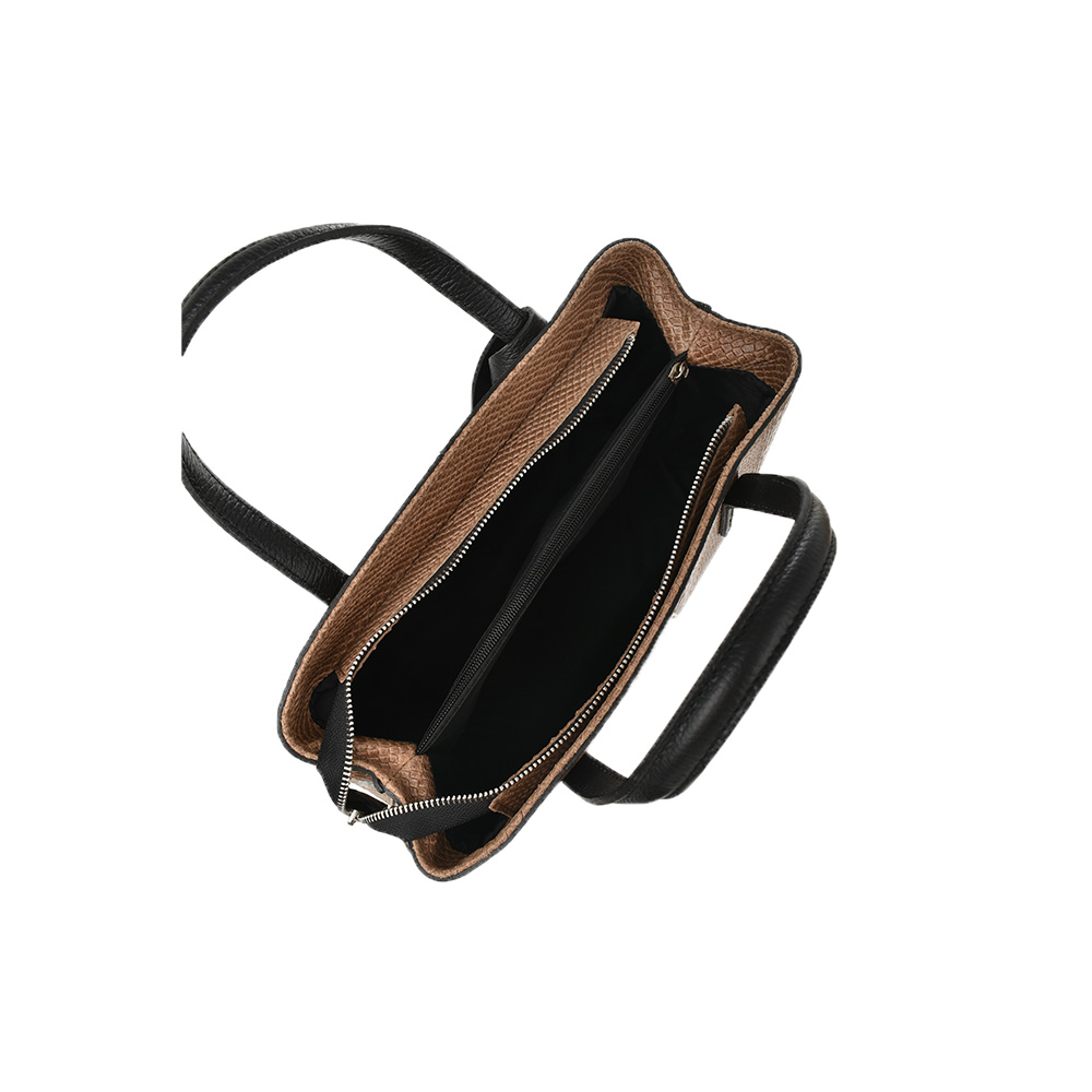 Geanta de mana din piele naturala Chiara Canotti CC0376, Grej, #4, Bagsy