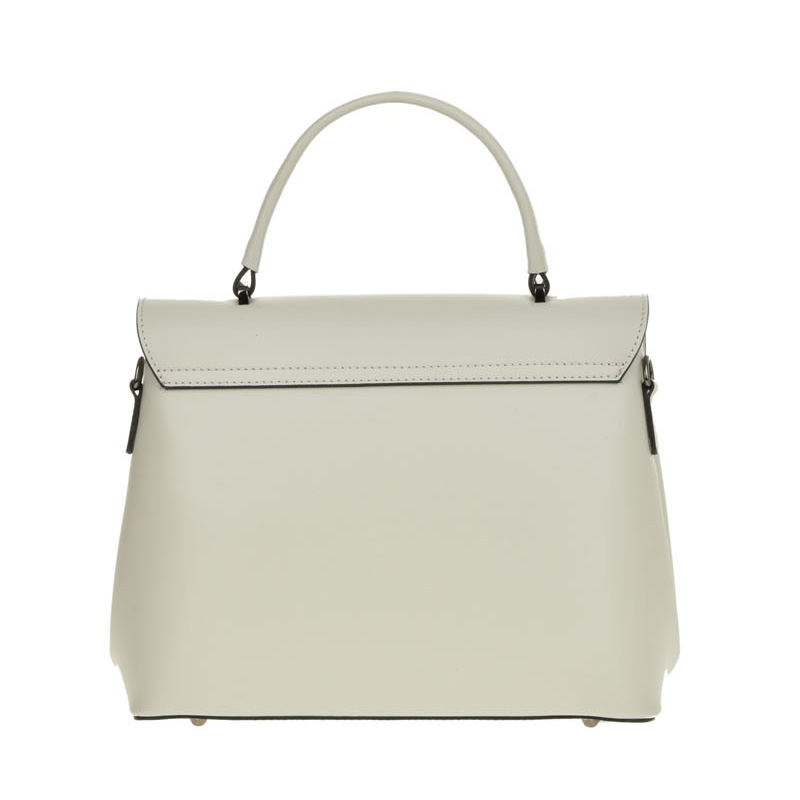 Geanta de mana din piele naturala Chiara Canotti CC0395, Gri, #2, Bagsy