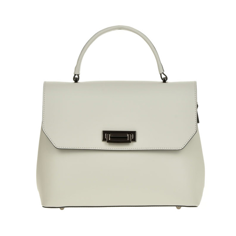 Geanta de mana din piele naturala Chiara Canotti CC0395, Gri, #1, Bagsy