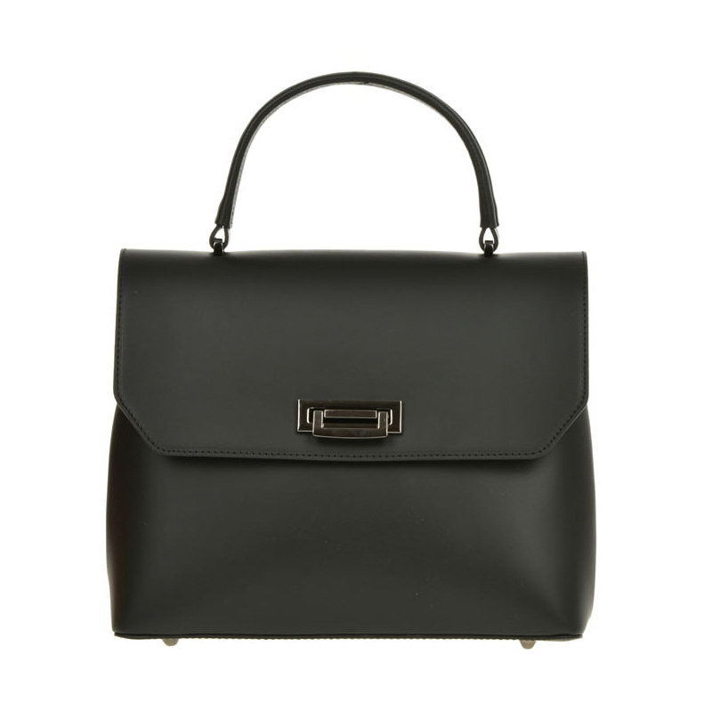 Geanta de mana din piele naturala Chiara Canotti CC0395, Negru, #1, Bagsy