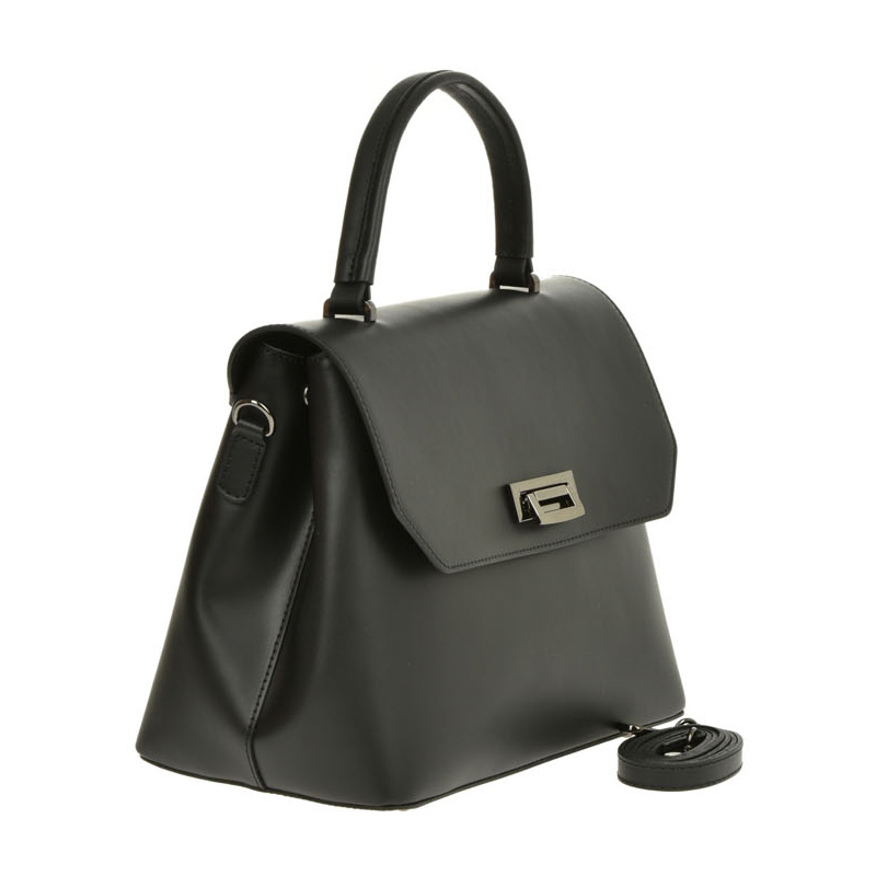 Geanta de mana din piele naturala Chiara Canotti CC0395, Negru, #3, Bagsy