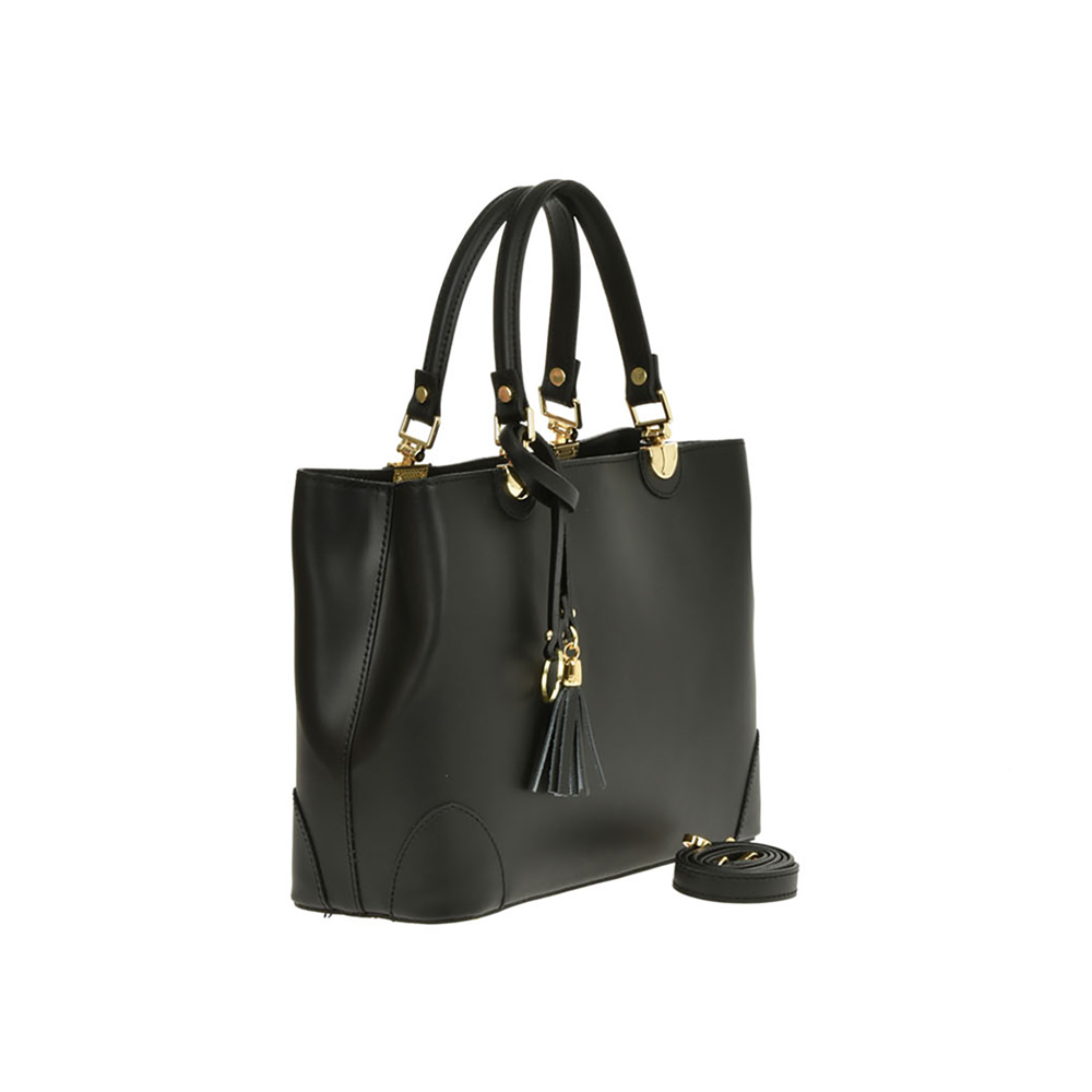 Geanta de mana din piele naturala Chiara Canotti CC0473, Negru, Nr. 2, Bagsy