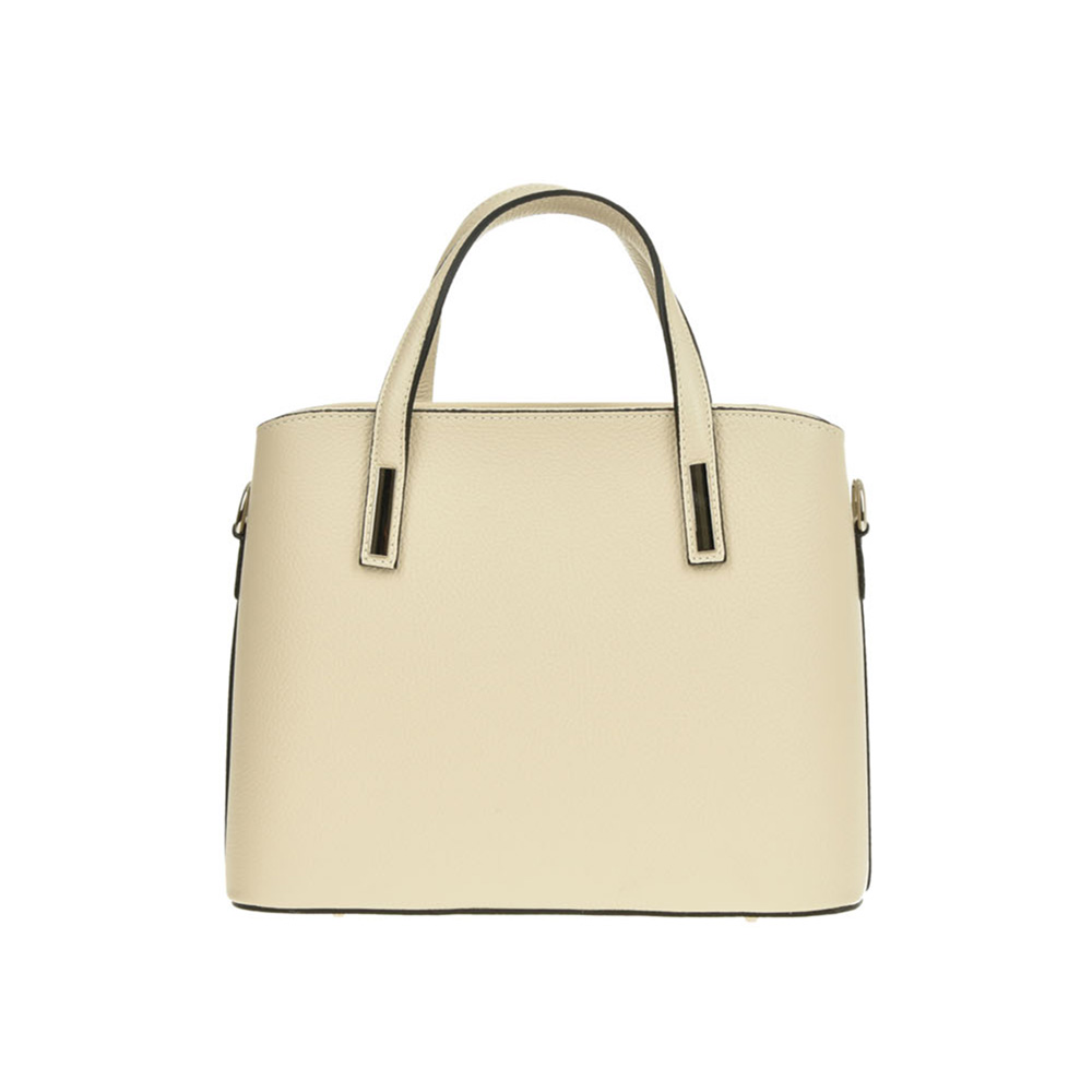 Geanta de mana din piele naturala Chiara Canotti CC0479, Bej, #3, Bagsy