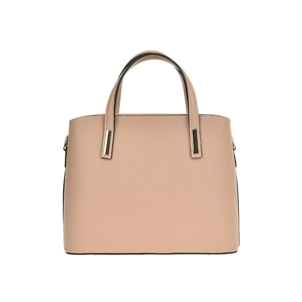 Geanta de mana din piele naturala Chiara Canotti CC0479, Roz prafuit, #3, Bagsy