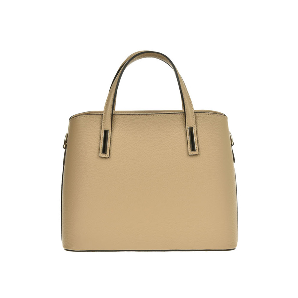 Geanta de mana din piele naturala Chiara Canotti CC0479, Grej, #3, Bagsy