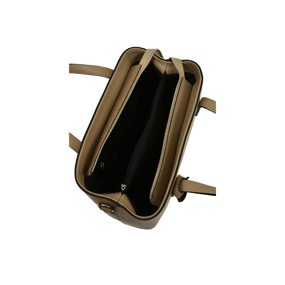 Geanta de mana din piele naturala Chiara Canotti CC0479, Grej, #4, Bagsy