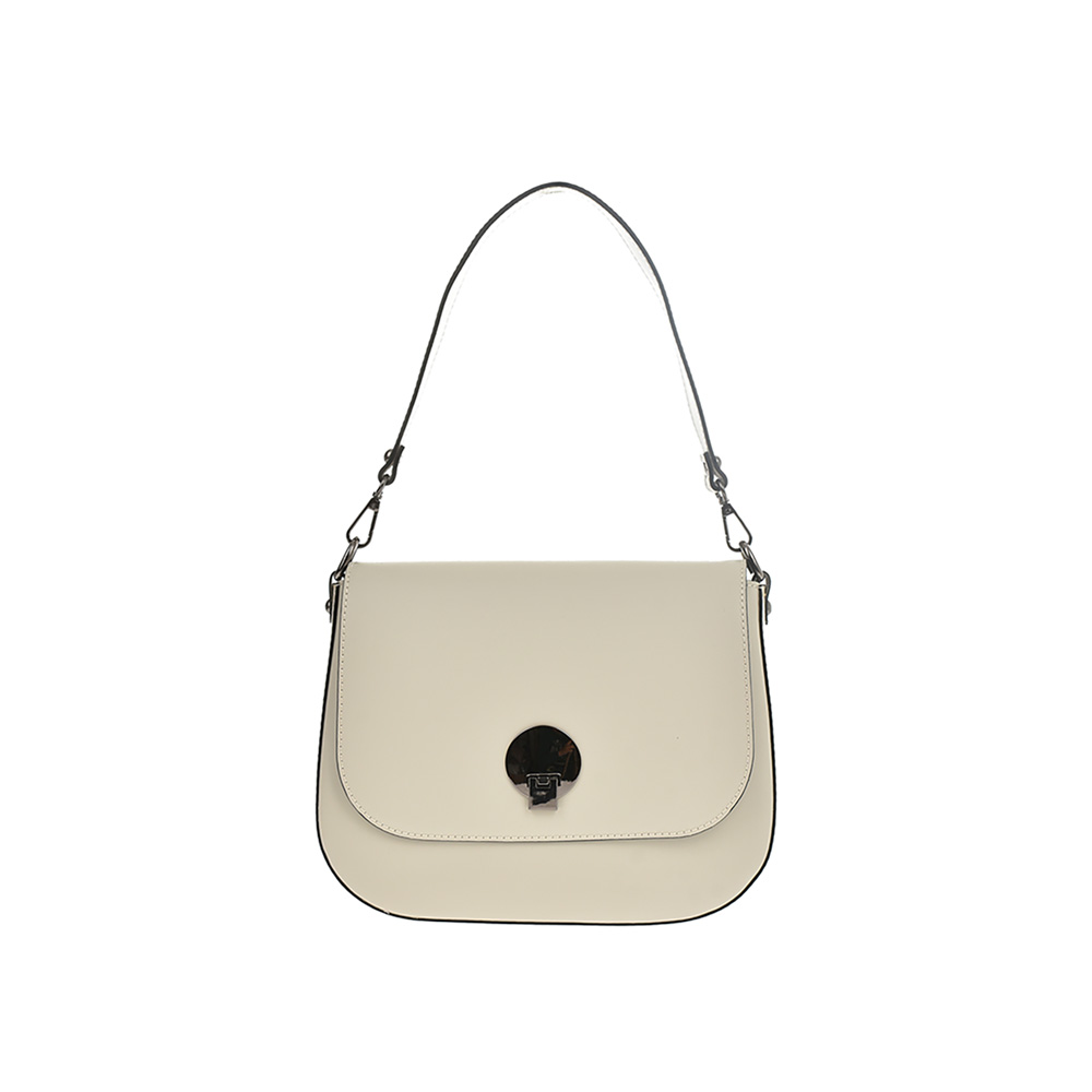 Geanta de umar din piele naturala Chiara Canotti CC0629, Bej, #1, Bagsy