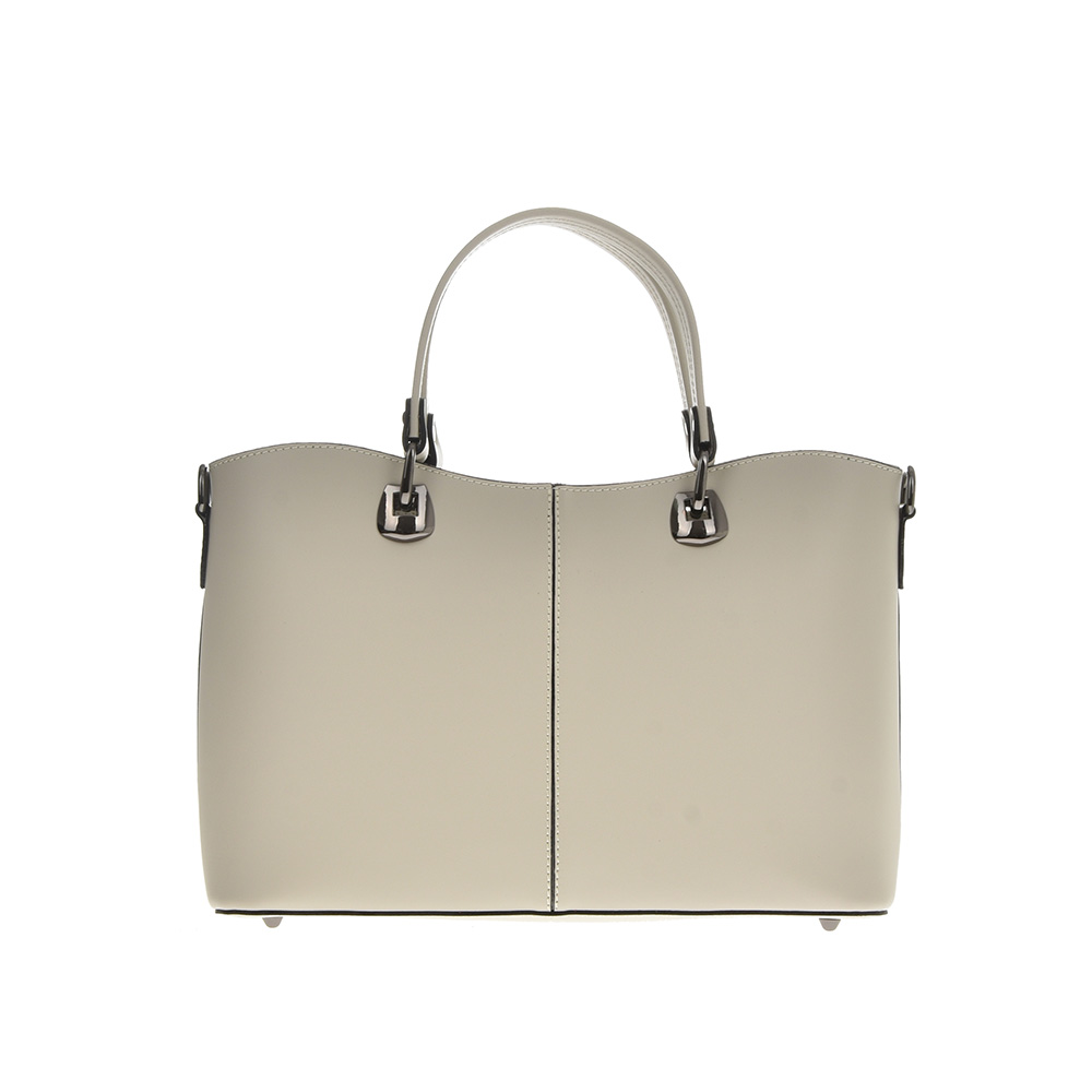 Geanta de mana din piele naturala Chiara Canotti CC0631, Bej, #1, Bagsy