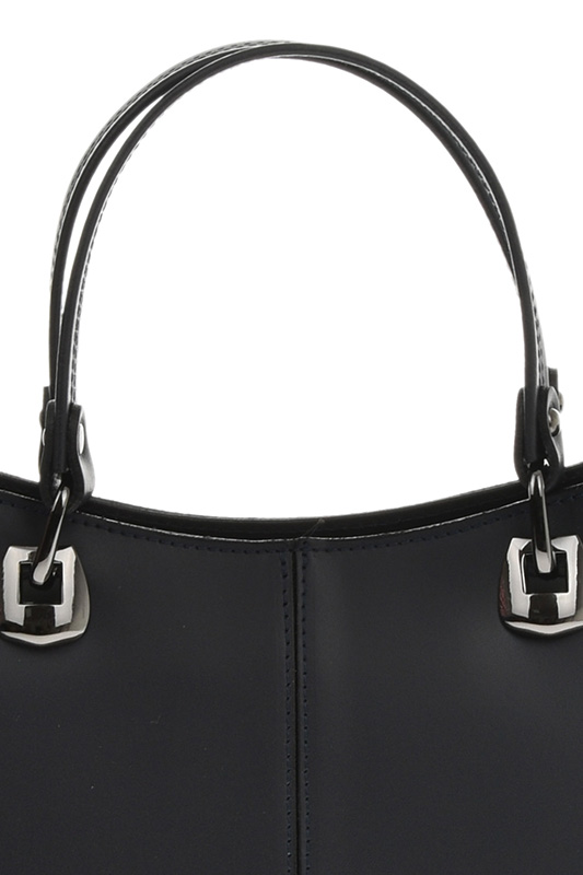 Geanta de mana din piele naturala Chiara Canotti CC0631, Albastru inchis, #4, Bagsy