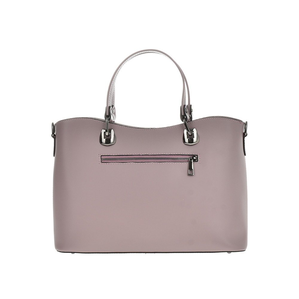 Geanta de mana din piele naturala Chiara Canotti CC0631, Lila, Nr. 3, Bagsy