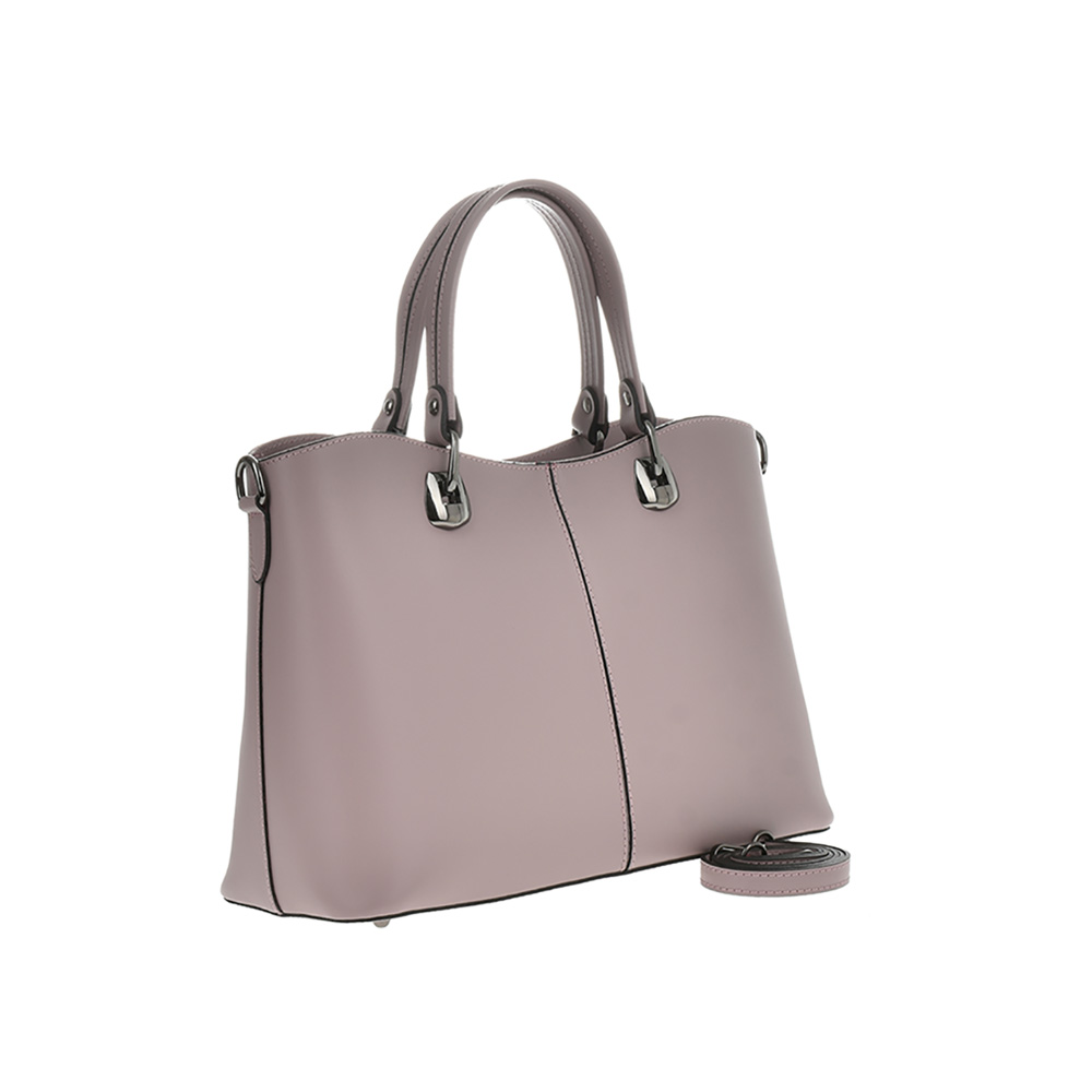 Geanta de mana din piele naturala Chiara Canotti CC0631, Lila, Nr. 2, Bagsy