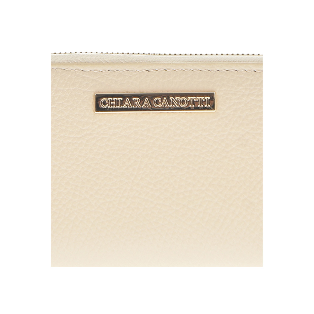 Portofel dama din piele naturala Chiara Canotti CC0644, Bej, #4, Bagsy
