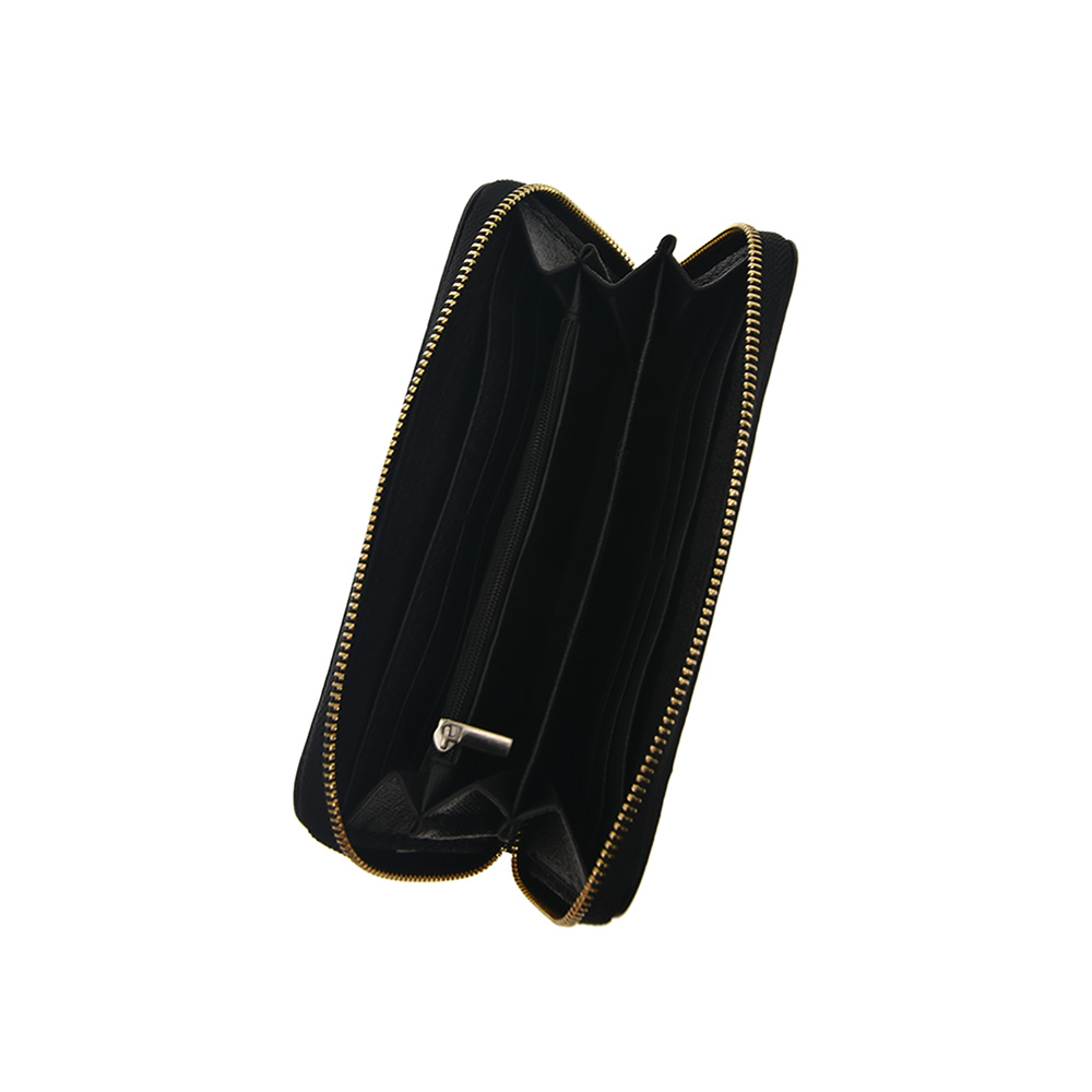 Portofel dama din piele naturala Chiara Canotti CC0644, Negru, #5, Bagsy