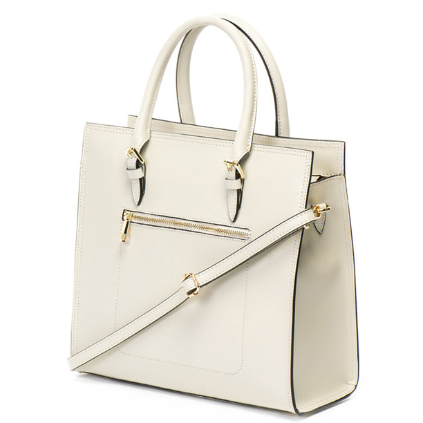 Geanta de mana din piele naturala Chiara Canotti CC0667, Bej, #1, Bagsy