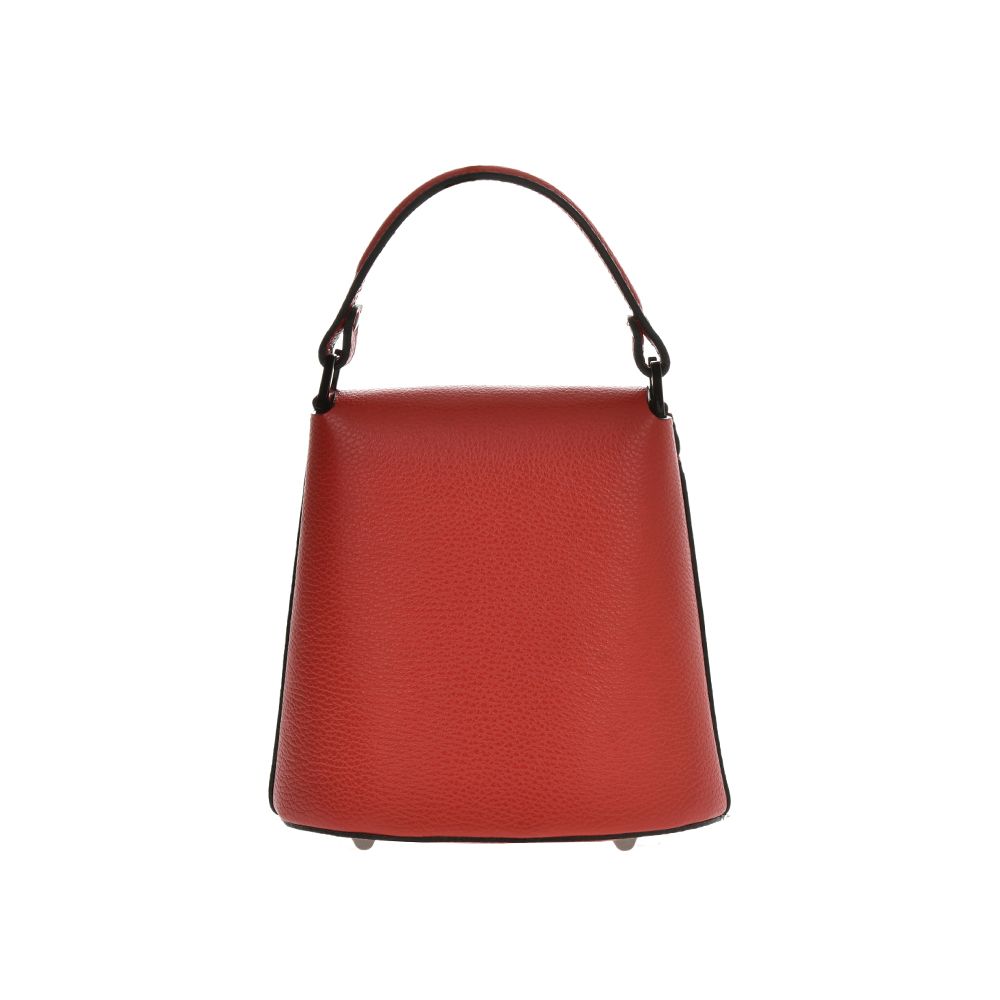 Geanta dama din piele naturala Chiara Canotti CC0710, Rosu, #3, Bagsy