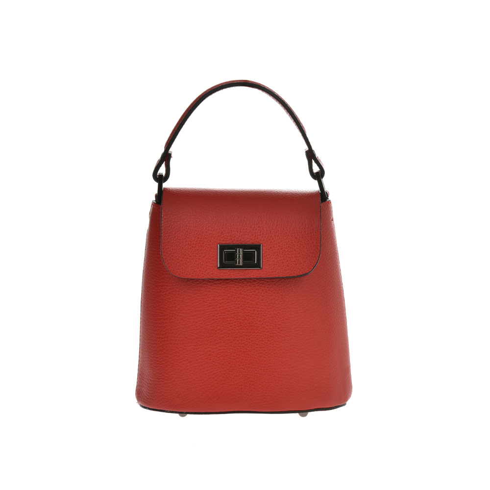 Geanta dama din piele naturala Chiara Canotti CC0710, Rosu, #1, Bagsy