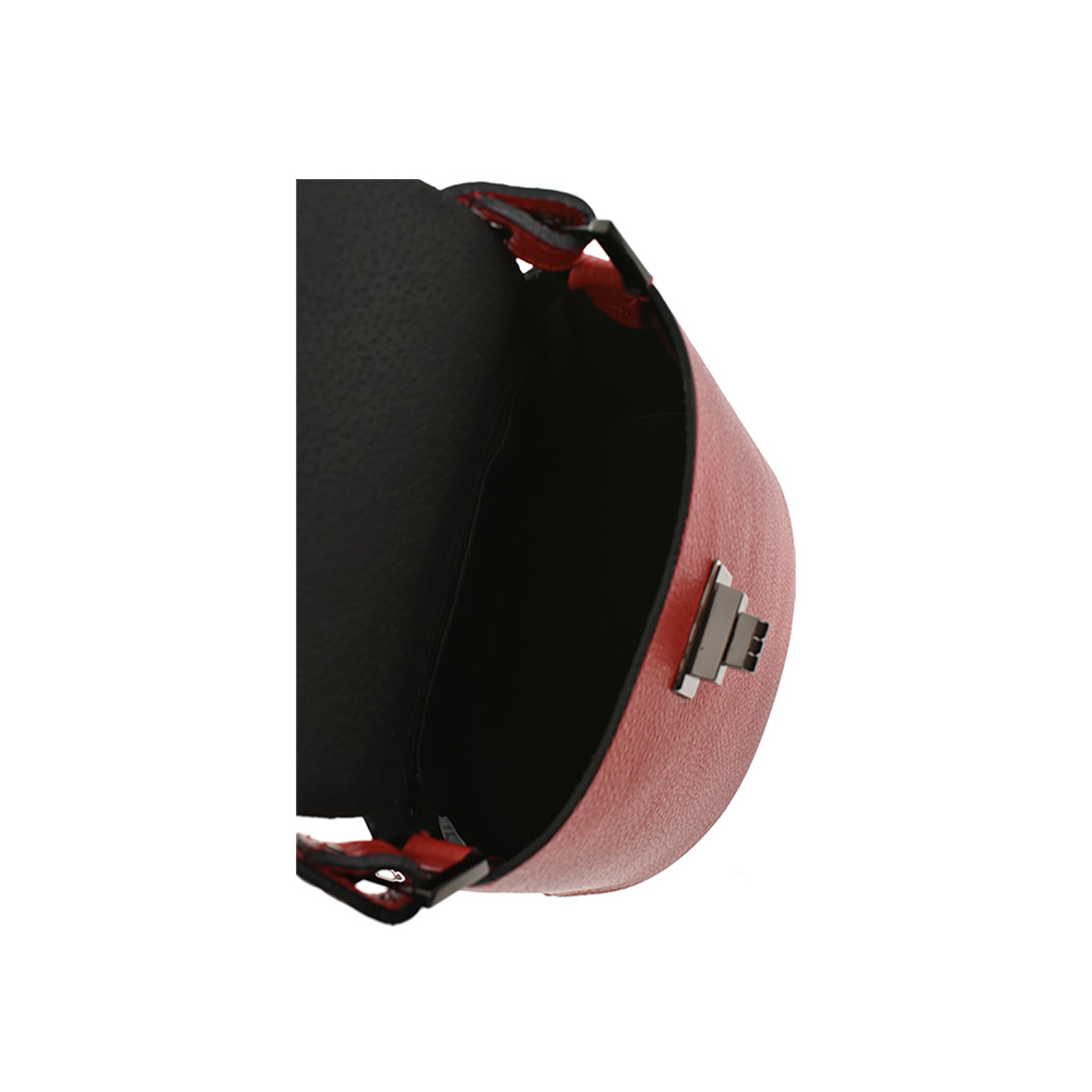 Geanta dama din piele naturala Chiara Canotti CC0710, Rosu, #5, Bagsy