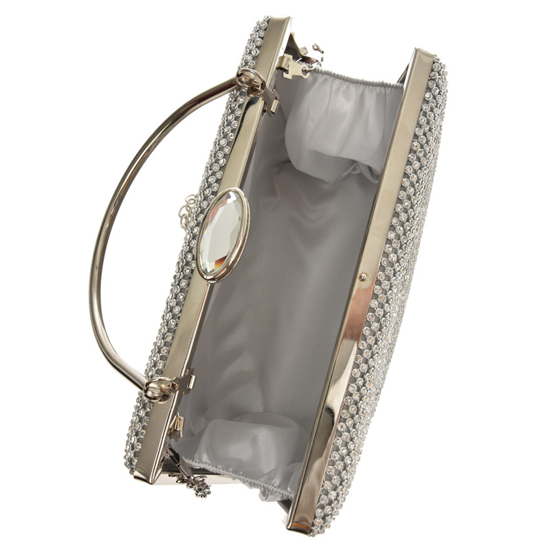 Geanta dama de ocazie Chiara  Canotti CC0713, Argintiu, #3, Bagsy