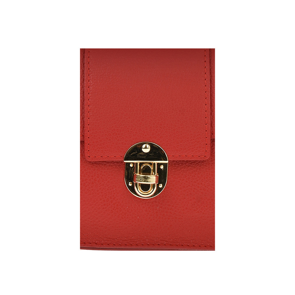 Geanta dama din piele naturala Chiara Canotti CC0714, Rosu, #4, Bagsy