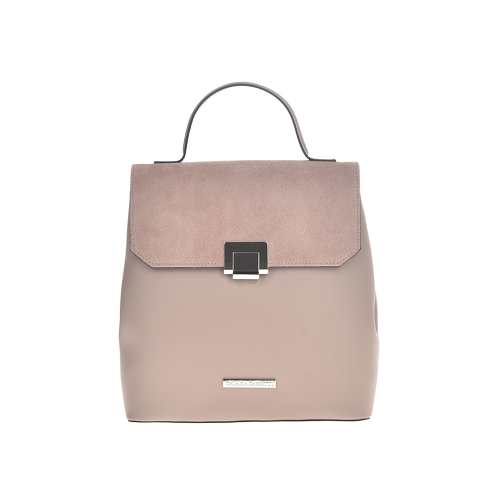 Geanta dama din piele naturala Chiara Canotti CC0717, Roz prafuit, #1, Bagsy