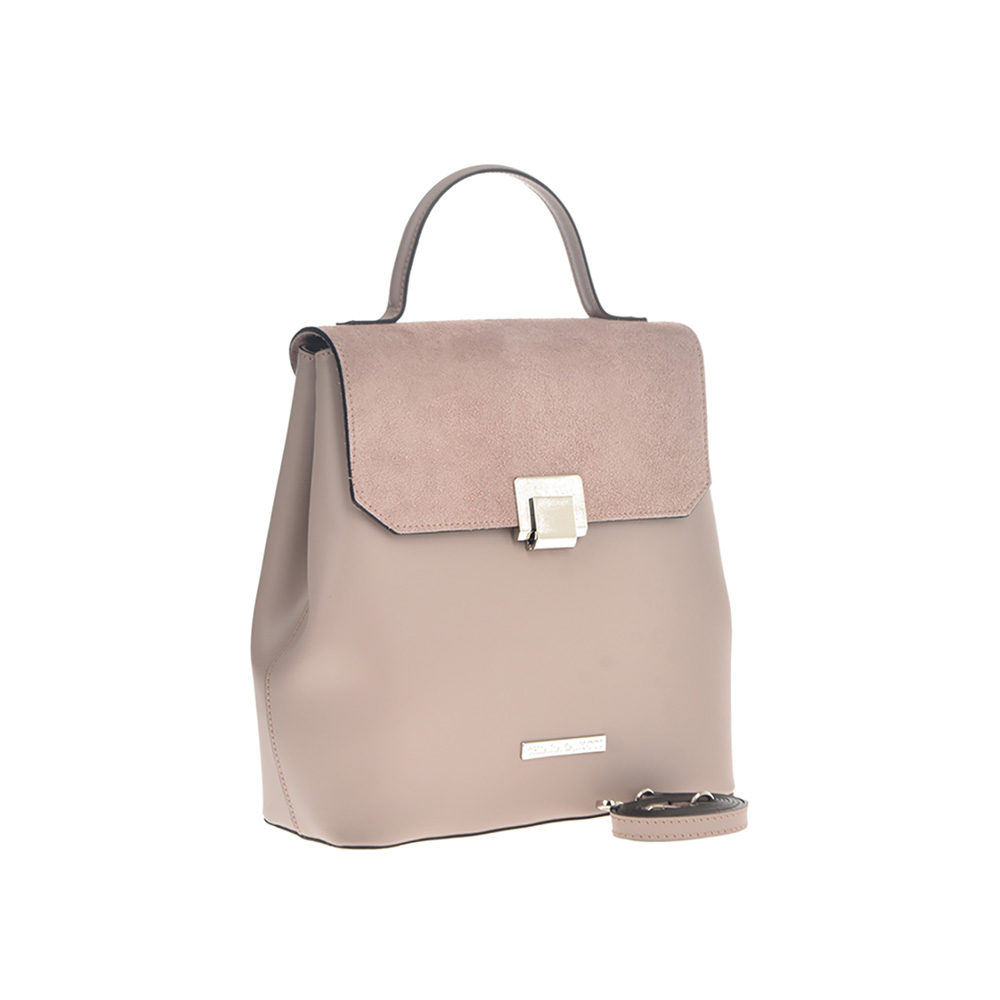 Geanta dama din piele naturala Chiara Canotti CC0717, Roz prafuit, #2, Bagsy