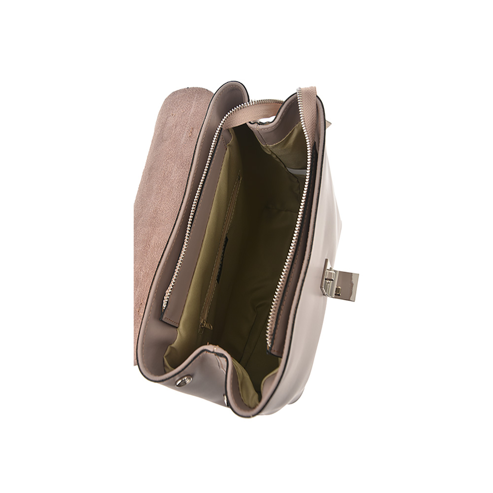 Geanta dama din piele naturala Chiara Canotti CC0717, Roz prafuit, #5, Bagsy