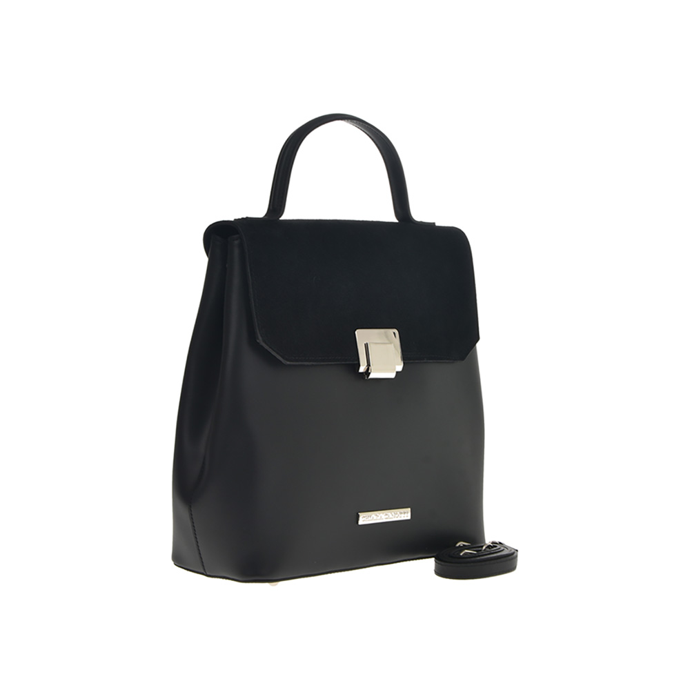 Geanta dama din piele naturala Chiara Canotti CC0717, Negru, Nr. 2, Bagsy