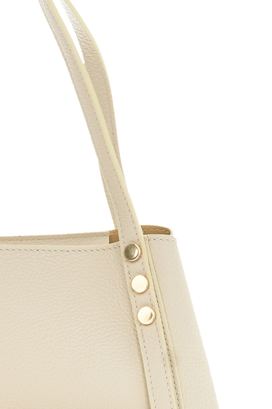 Geanta de mana din piele naturala Chiara Canotti CC0727, Bej, #5, Bagsy