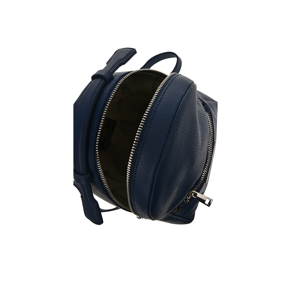 Rucsac dama din piele naturala Chiara Canotti CC0736, Albastru, #5, Bagsy