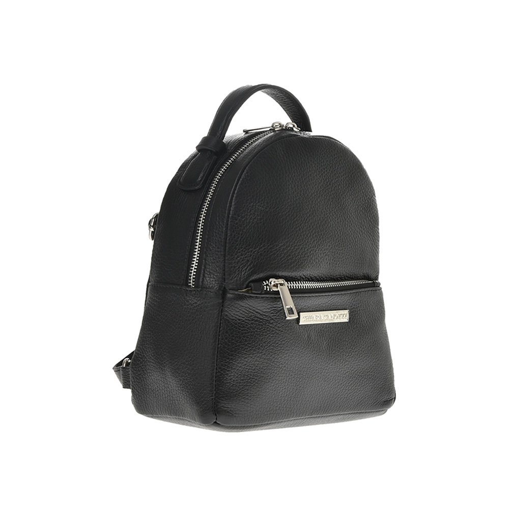 Rucsac dama din piele naturala Chiara Canotti CC0736, Negru, #2, Bagsy