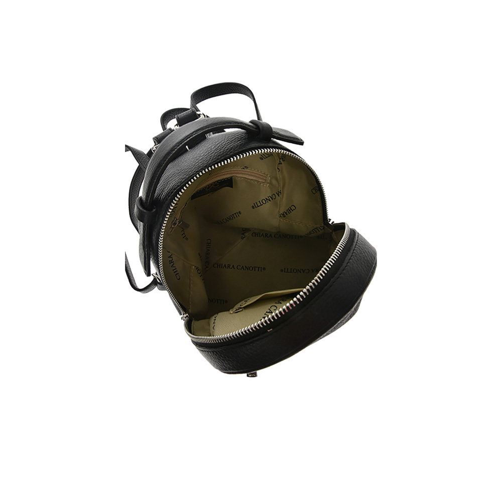 Rucsac dama din piele naturala Chiara Canotti CC0736, Negru, #5, Bagsy