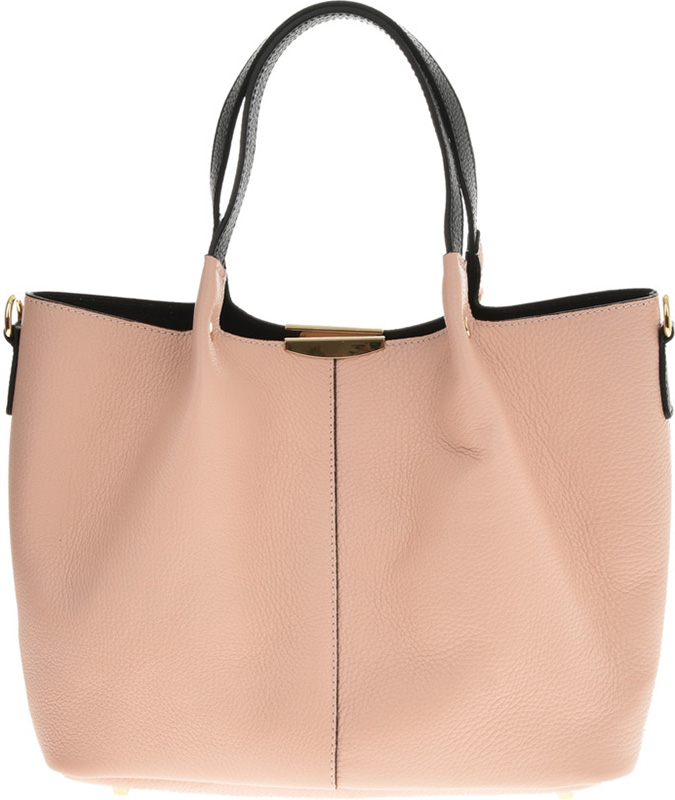 Geanta de mana din piele naturala Chiara Canotti CC0760, Roz, #1, Bagsy