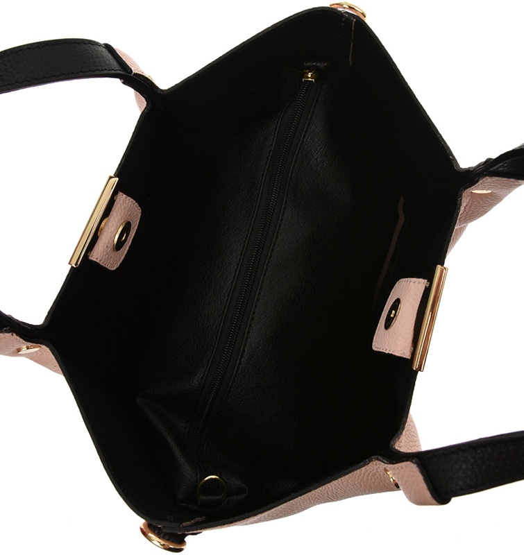 Geanta de mana din piele naturala Chiara Canotti CC0760, Roz, #6, Bagsy