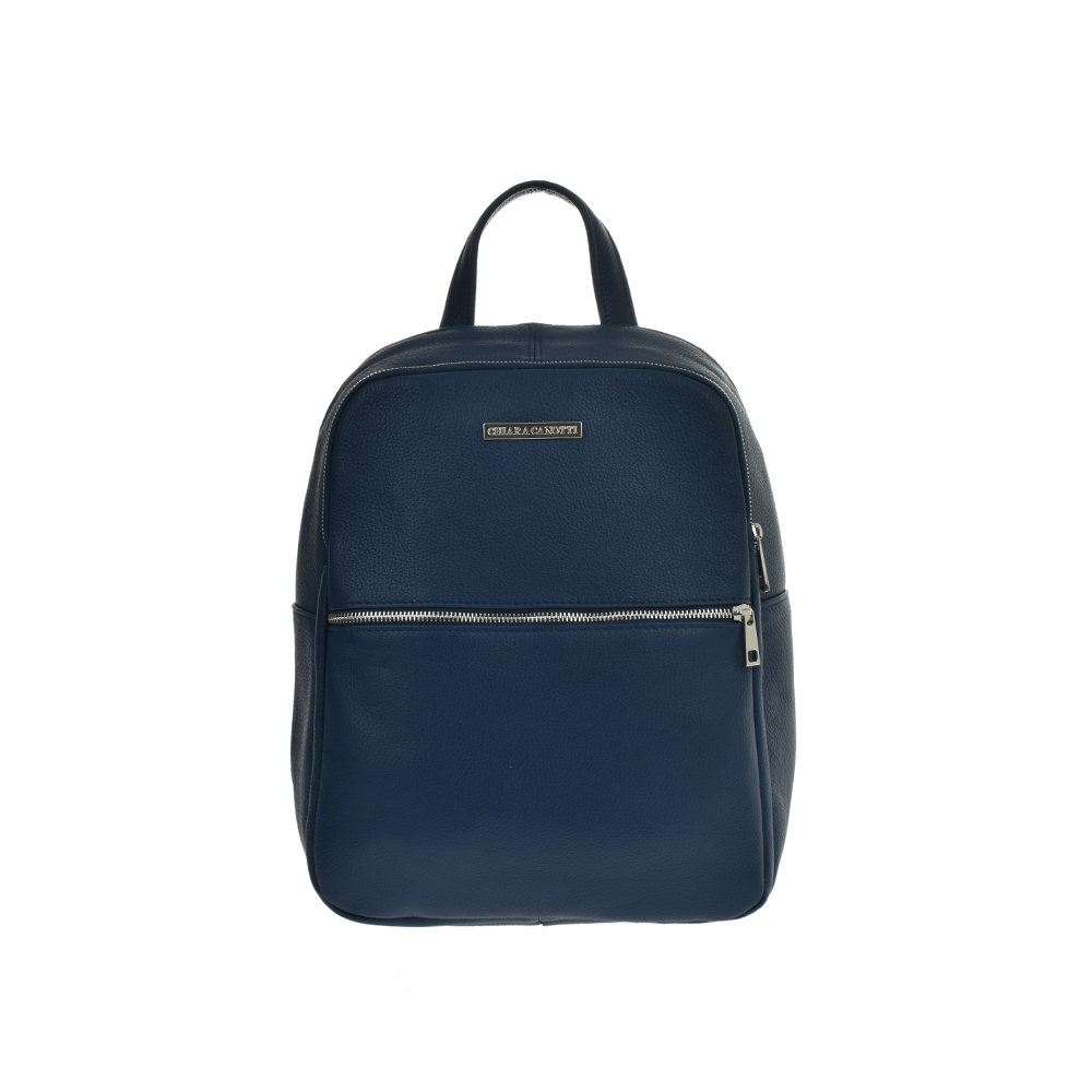 Rucsac dama din piele naturala Chiara Canotti CC0761, Albastru, #1, Bagsy