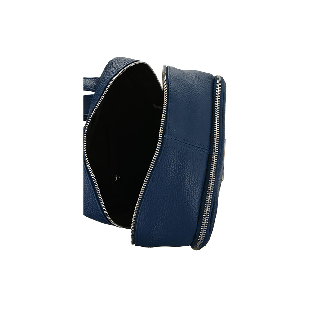 Rucsac dama din piele naturala Chiara Canotti CC0761, Albastru, #5, Bagsy