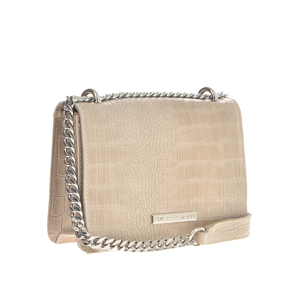 Geanta dama din piele naturala Chiara Canotti CC0765, Grej, #2, Bagsy