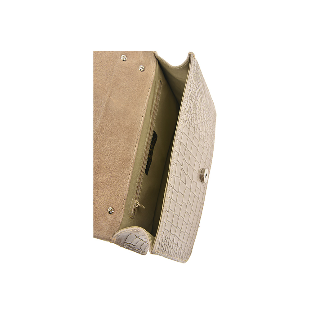 Geanta dama din piele naturala Chiara Canotti CC0765, Grej, #5, Bagsy